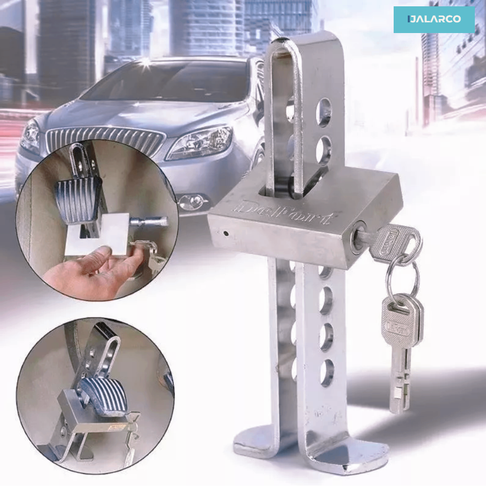 TRABAPEDAL PREVIENE ROBO DE AUTOMOVIL