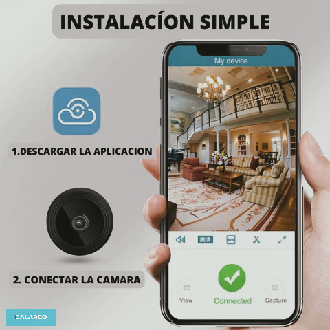 MINI CAMARA DE SEGURIDAD HD