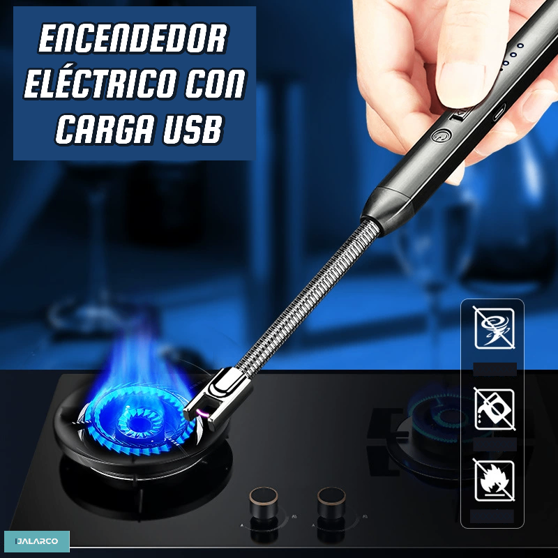 ENCENDEDOR CON CARGA USB MULTIUSO