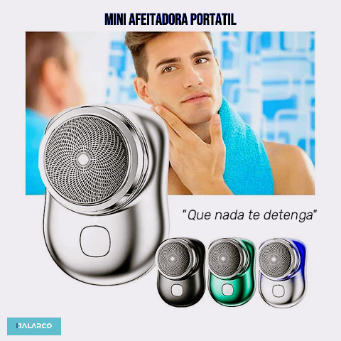 MINI AFEITADORA PORTÁTIL RECARGABLE