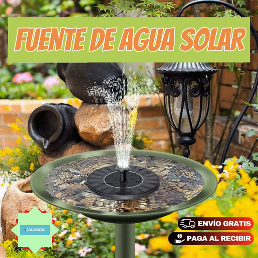 FUENTE DE AGUA SOLAR