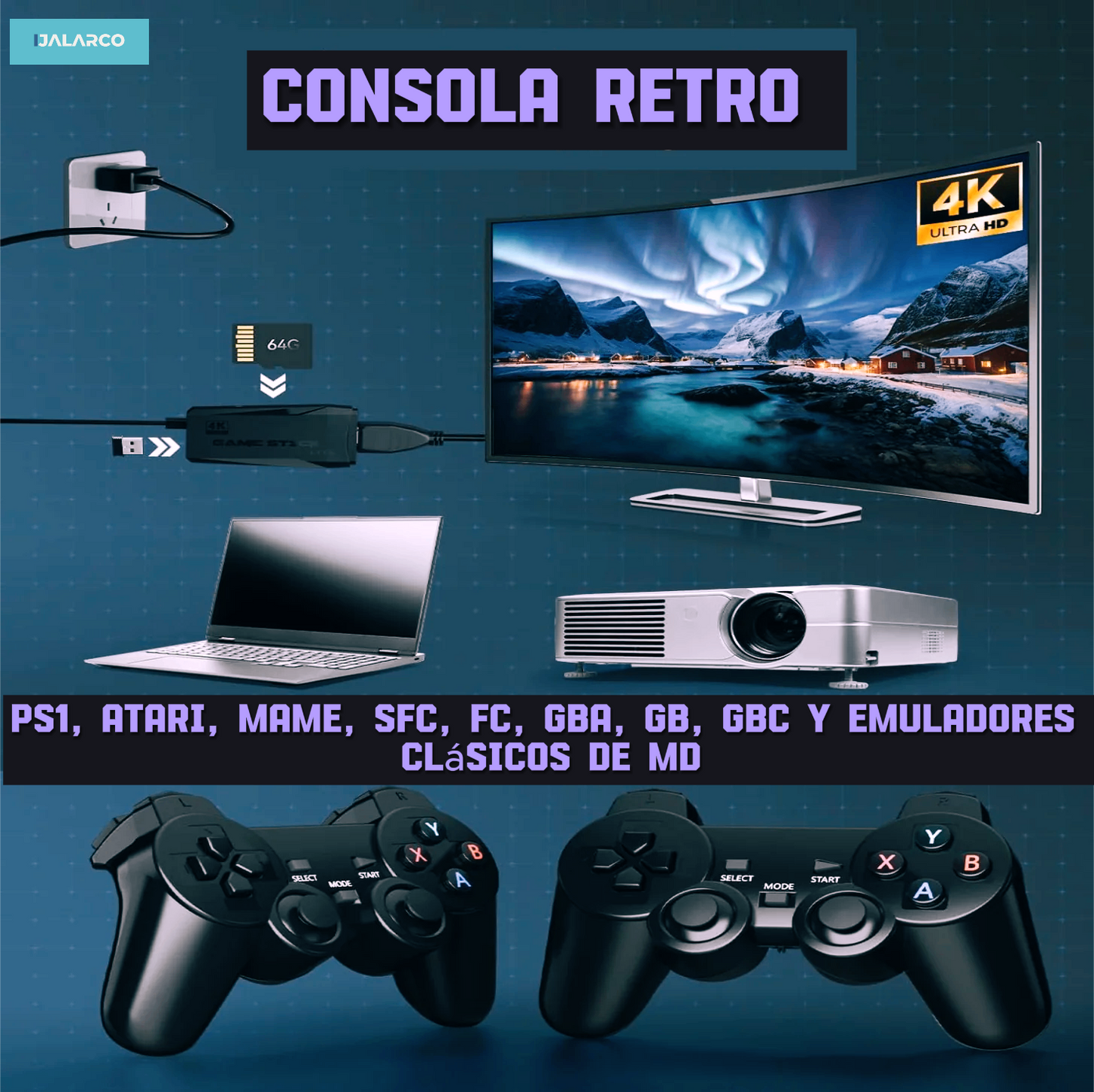 CONSOLA VIDEOJUEGOS RETRO